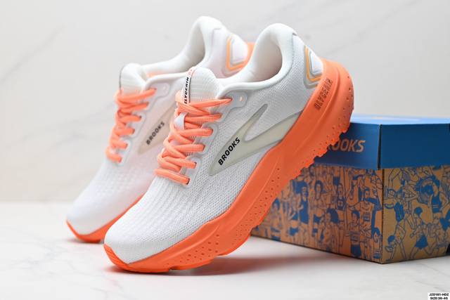 公司级Brooks布鲁克斯 Glycerin 21跑鞋男子缓震马拉松氮气慢跑鞋 货号:110419 1D 102 尺码:36-45 Id:Jzd181-Hdz