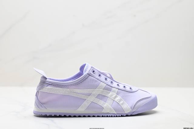 公司级Onitsuka Tiger鬼塚虎 Mexico 66 Slip-On 一脚蹬低帮夏季透气运动休闲鞋 货号:1183B603-500 尺码:36 37 3