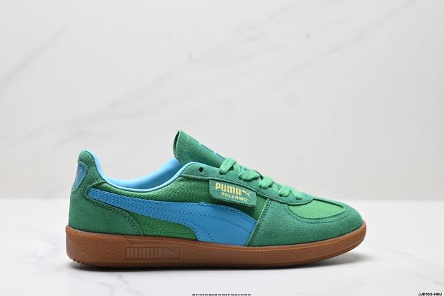 公司级Puma Palermo Vintage复古单品 彪马 防滑耐磨低帮德训板鞋 货号:401364-01 尺码:36 37 37.5 38 38.5 39