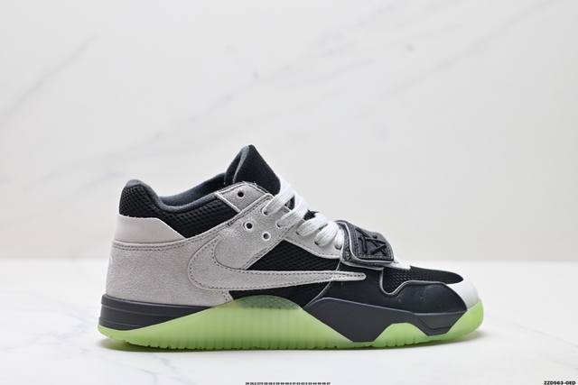 公司级Nike Jordan Jumpman Jack Tr X Travis Scott 耐克 舒适百搭 防滑耐磨 中帮 复古篮球鞋 货号:Ih7971-00