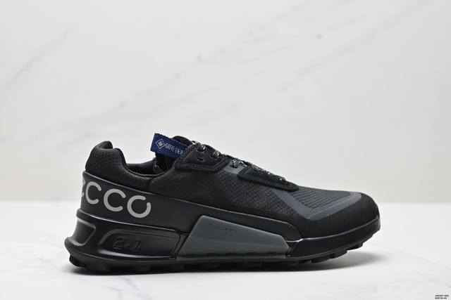 公司级新品 Ecco爱步Biom健步防水轻跑透气休闲鞋 人手必备单品 鞋底采用高端顶级Tpu组合Tpr环保科技材料 两块磨具贴合鞋底给你不一样的缓力性能 特点