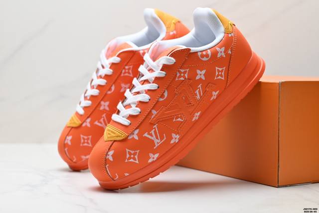 公司级Louis Vuitton X Nigo 联名款 Buttersoft Fw25 圆头系带 低帮 生活休闲鞋 Id:Jsd170-Ge D