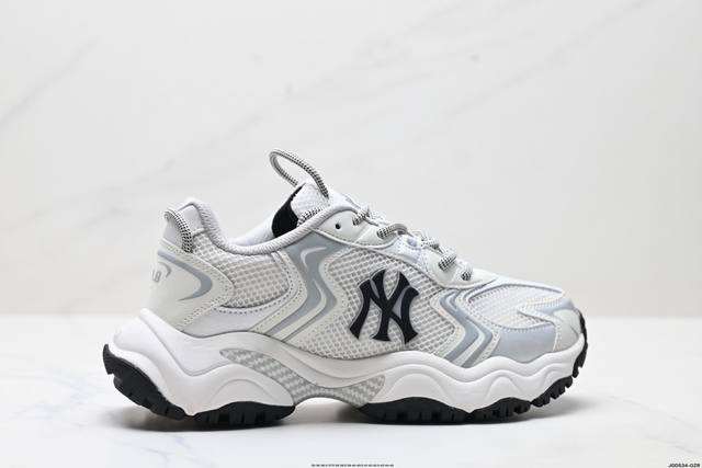 公司级Mlb Cargo Chunky 纽约洋基队 时尚百搭休闲运动潮流 防滑耐磨 低帮 老爹鞋 货号:3Ashw075N 尺码:35.5 36 36.5 37