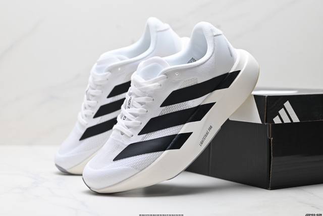 真标Adidas Adizero Evo Sl 阿迪达斯 舒适百搭防滑耐磨 低帮 休闲跑步鞋 尺码:36 36.5 37 38 38.5 39 40 40.5