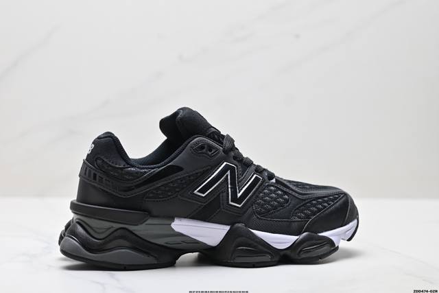 公司级New Balance 9060系列 新百伦 复古休闲运动慢跑鞋 鞋面大身由空间双格及磨砂鞋面拼接而生 采用大面积网眼以及麂皮材质覆盖鞋身 还原经典气质
