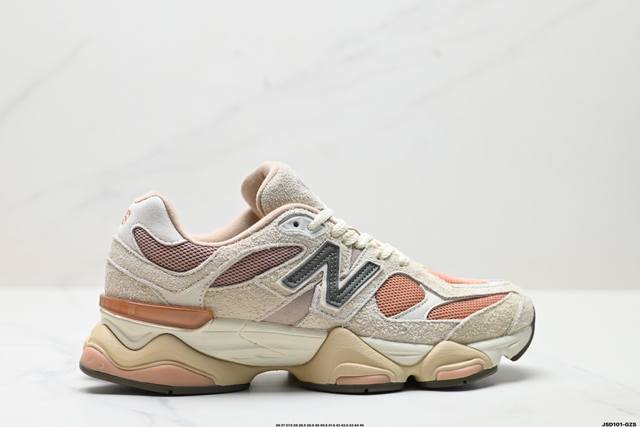 公司级New Balance 9060系列 新百伦 复古休闲运动慢跑鞋 鞋面大身由空间双格及磨砂鞋面拼接而生 采用大面积网眼以及麂皮材质覆盖鞋身 还原经典气质