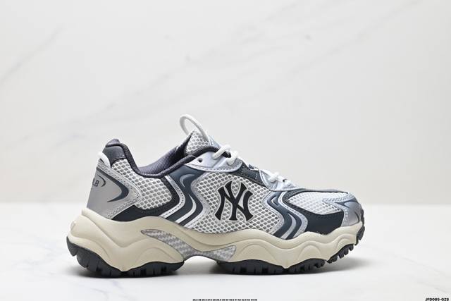 公司级Mlb Cargo Chunky 纽约洋基队 时尚百搭休闲运动潮流 防滑耐磨 低帮 老爹鞋 货号:3Ashw075N 尺码:35.5 36 36.5 37