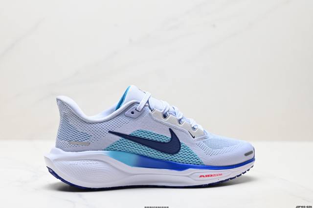 公司级Nike Air Zoom Pegasus 41 耐克 超级飞马涡轮增压马拉松休闲运动慢跑鞋 采用全新双层超轻透气网眼布材质 内里嵌入定型海绵 中底搭载全
