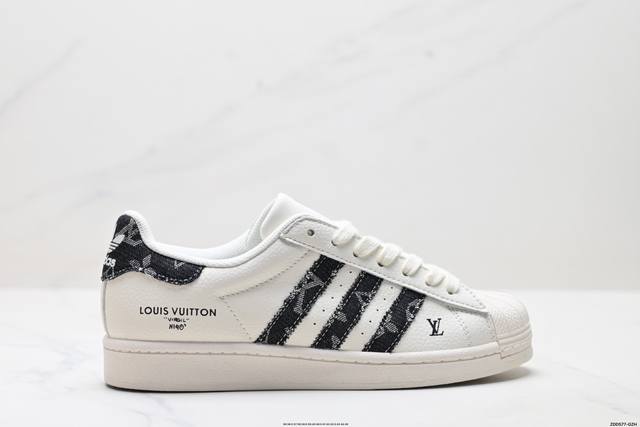 公司级Adidas Originals Superstar 阿迪达斯 三叶草 贝壳头’Diy’系列低帮经典百搭休闲运动板鞋 原装头层材料 用料绝不含糊 独家版型