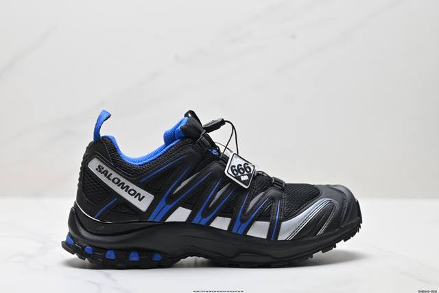 公司级Salomon Xa Pro 3D Expanse萨洛蒙户外越野跑鞋 鞋面采用Sensifit贴合技术 全方位贴合包裹脚型 鞋跟部鞋底牵引设计 提供强大的