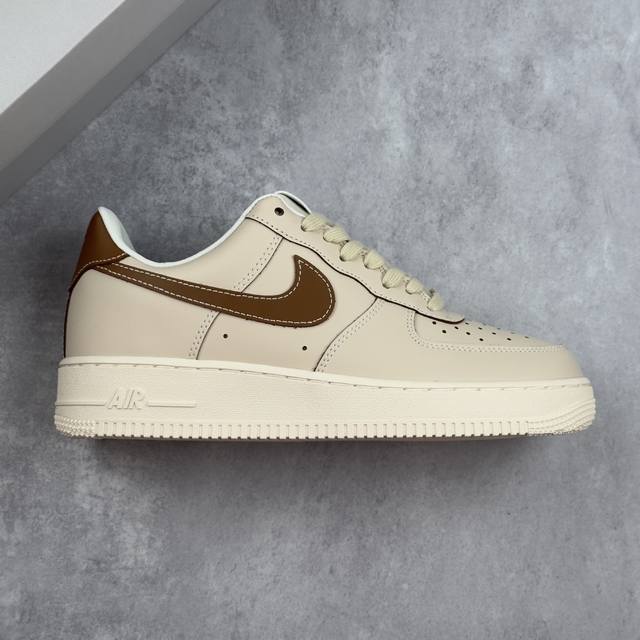 本地 核心私 公司级Nike Air Force 1 '07 Low 米棕 空军一号 低帮 运动休闲鞋 折边针车 工艺难度大 原楦头原纸板 原装鞋盒 定制五金配