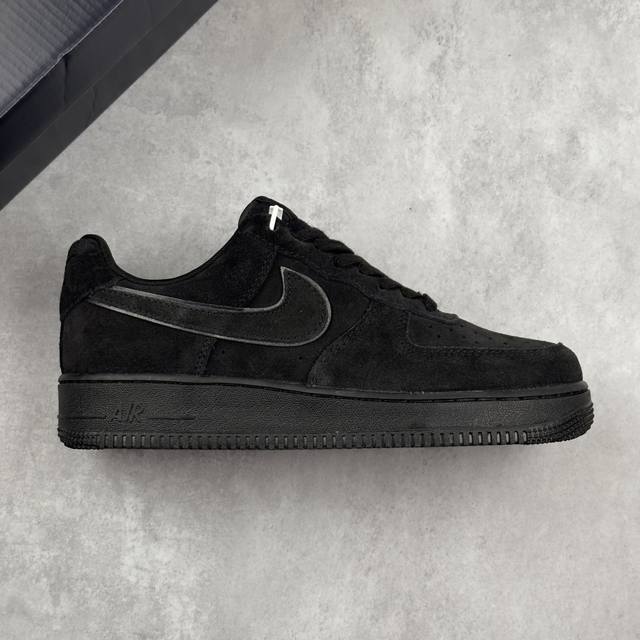 本地 核心私 Nike Air Force 1 Low 翻毛黑 空军一号 低帮休闲运动板鞋 原楦头原纸板 打造纯正空军版型 专注外贸渠道 全掌内置蜂窝气垫 原盒
