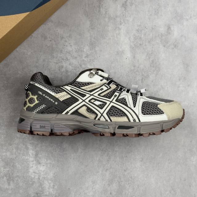本地 核心私 Asics Gel-Kahana 8 Fl 亚瑟士越野跑步鞋抓地稳定运动鞋缓震耐磨跑鞋 融合机能和户外潮流强势回归 核心科技Gel内置于后跟 配合