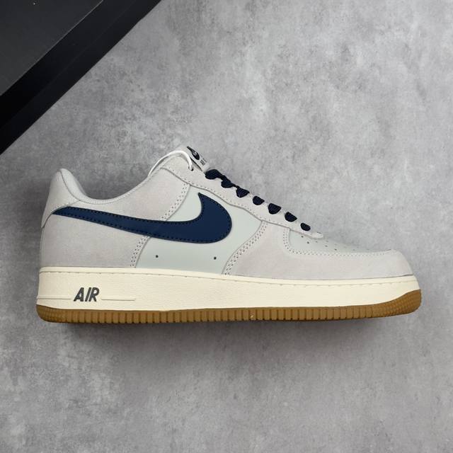 本地 核心私 Nike Air Force 1 Low 灰蓝 空军一号低帮运动休闲板鞋 原楦头原纸板 打造纯正空军版型 专注外贸渠道 全掌内置蜂窝气垫 原盒配件