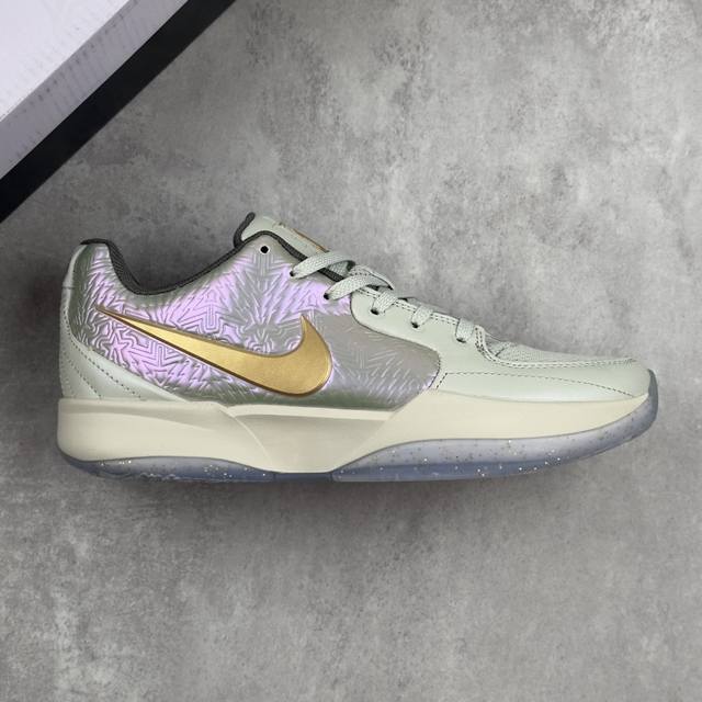 本地 核心私 耐克 Nike Ja 2 Xmas Pe Ep 莫兰特系列低帮实战文化运动篮球鞋 原楦原纸版开发版型，采用透气网布、皮革、热融补强与 Tpu Sw