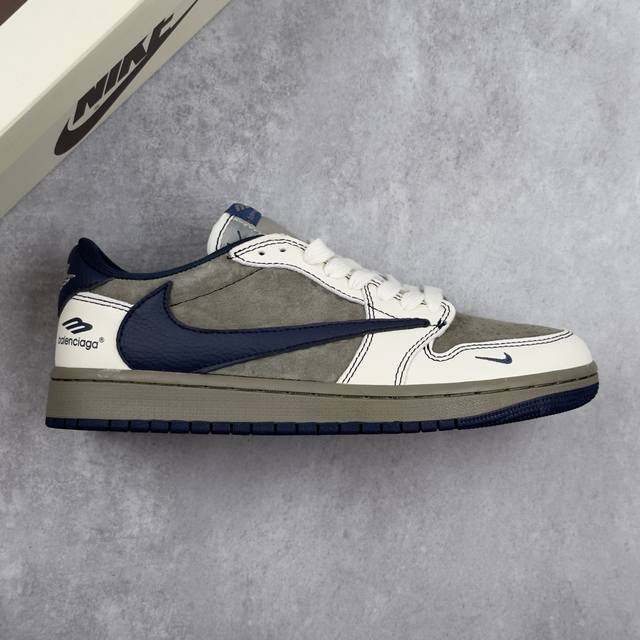 本地 核心私 Travis Scott X Fragment Design X Air Jordan 1 Low Og Sp Aj1 乔1 Balenciaga