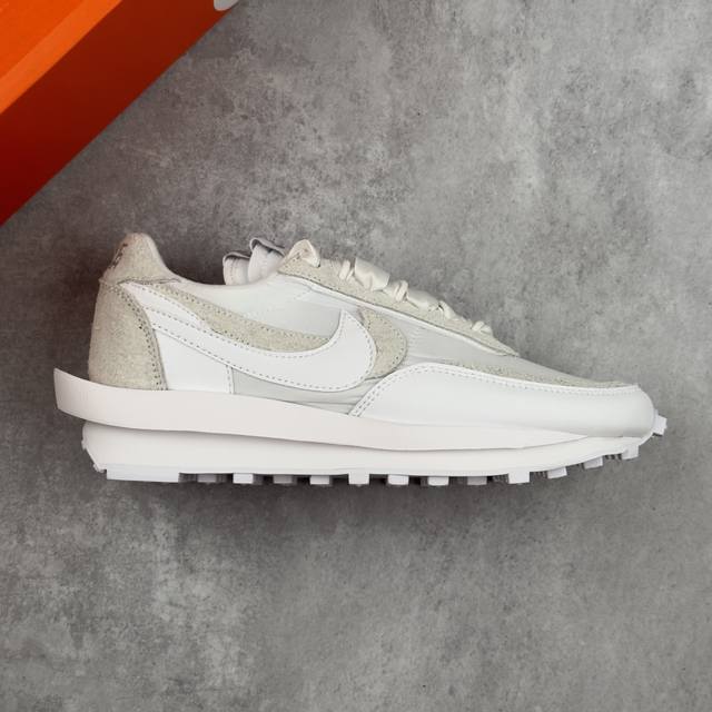 本地 核心私 Sacai X Nike Ldwaffle ”Midnight Spruce And University Red“ 华夫 三方联名 解构高端跑鞋