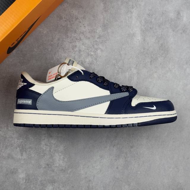 本地 核心私 Travis Scott X Fragment Design X Jordan Air Jordan 1 Low Og Sp “Supreme联名
