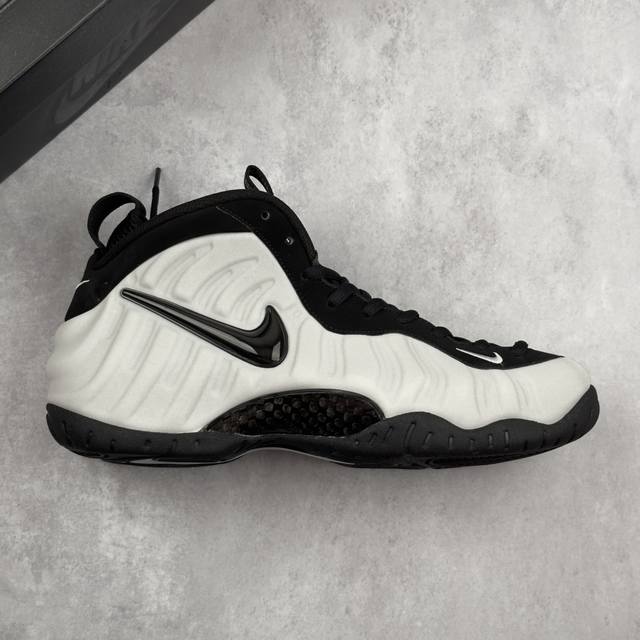 本地 核心私 耐克Nike Air Foamposite Pro 复古潮流灰狼喷泡篮球鞋 内置Zoom气垫 鞋型发泡360度无死角 中底完美注胶 原厂碳纤维加持