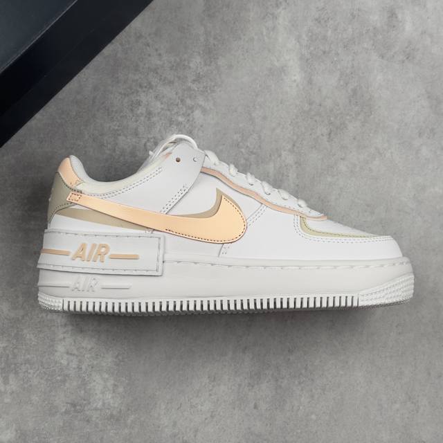 本地 核心私 耐克Nike W Af1 Shadow 全新少女系解构主义设计 马卡龙空军一号轻量增高低帮百搭板鞋 #双层轻量Eva发泡中底+防滑Rb橡胶外圈底鞋