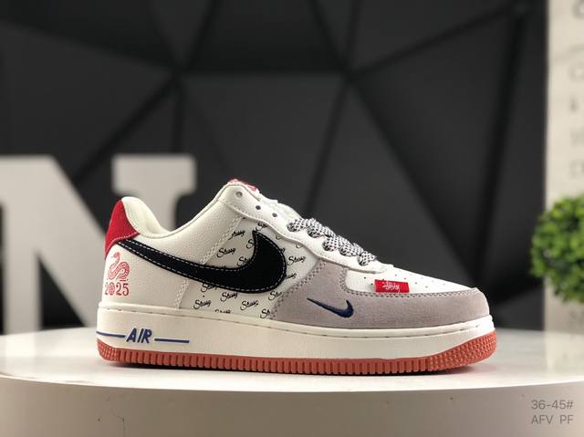 耐克 Air Force 1 Low’07 空军一号低帮休闲板鞋 定制皮料 原楦原纸板 纯正空军版型 内置全掌气垫 货号：Xs1958 502 尺码：如图所示