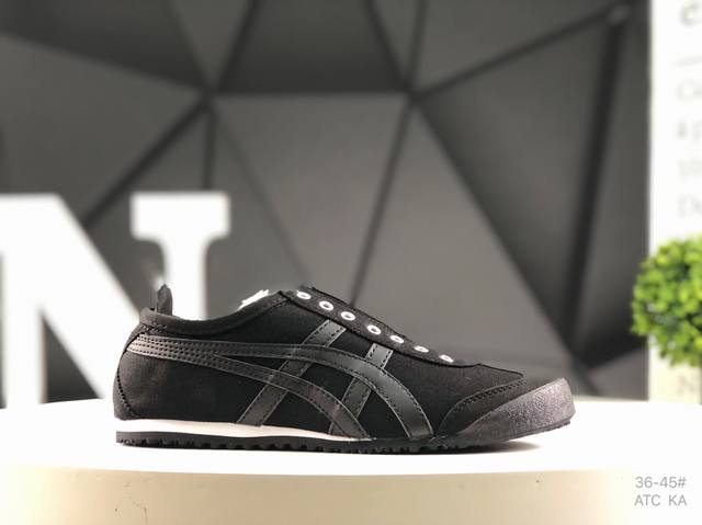 亚瑟士 鬼冢虎 阿甘鞋型系列 Onitsuka Tiger 鬼冢虎 四联吊牌巅峰之作，为这个夏天注一个完美的休止符！ 货号：1183A360-002 Size