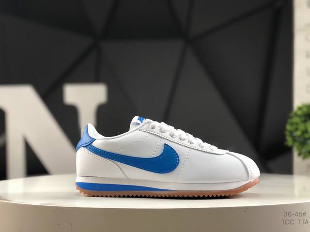 耐克 Nike Classic Cortez 耐克经典轻便舒适男子阿甘鞋休闲跑步鞋运动鞋 纯粹而执着的精神 使得Cortez种在了一代人的心里 无论是否喜欢它复