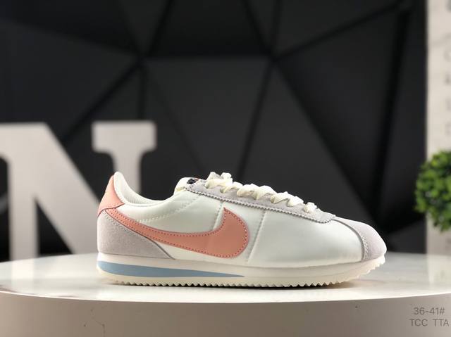 耐克 Nike Classic Cortez 耐克经典轻便舒适男子阿甘鞋休闲跑步鞋运动鞋 纯粹而执着的精神 使得Cortez种在了一代人的心里 无论是否喜欢它复