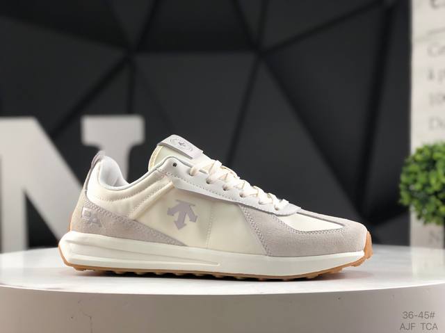 Descente 迪桑特 Chron系列男女同款Chron复古运动休闲鞋帆布鞋 货号:D5231Lsn15 尺码：如图所示 Ajf Tca