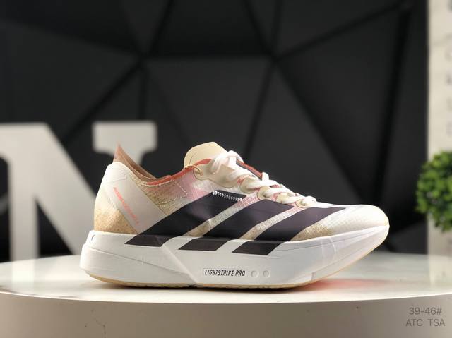 阿迪达斯 Ad 阿迪 Adiero Adios Pro 4 M 马拉松 网面超轻透气跑步鞋 货号；Jr6367 尺码；如图所示 Atc Tsa