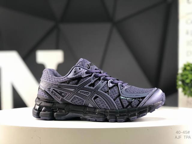 亚瑟士 Asics Gel-Kayano 14 公司级版本 亚瑟士运动休闲透气专业跑鞋 采用工程弹性双层再生针织密度鞋面材质 后跟3D可视Gel缓震乳胶物料 升