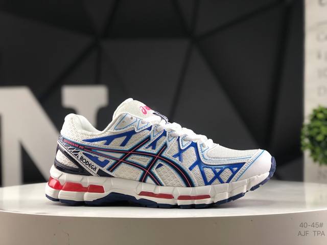 亚瑟士 Asics Gel-Kayano 14 公司级版本 亚瑟士运动休闲透气专业跑鞋 采用工程弹性双层再生针织密度鞋面材质 后跟3D可视Gel缓震乳胶物料 升