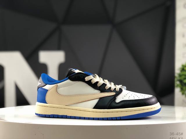 耐克 Nike Air Jordan 1 Low Aj1 乔1 低帮潮流运动休闲板鞋。Aj1 低帮拼接 完美版型真头层牛皮# 内置缓震气垫 原鞋开模 拒绝公底