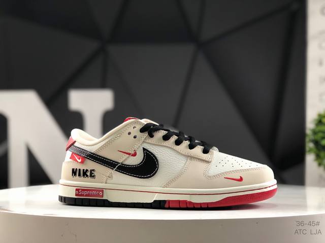 公司级带半码 耐克 Nike Dunk Low 复古板鞋，尽情迈步，彰显个性风采。采用牛柔软皮革鞋面，经久耐穿，塑就如元年款 Dunk 般的复古质感。鞋头透气孔