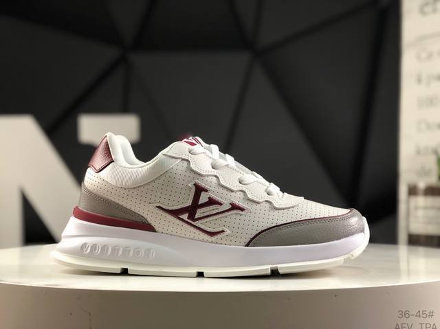Lv 路易威登 Louis Vuitton Trainer Sneaker Low休闲运动文化百搭篮球板鞋 尺码：如图所示 Afv Tpa