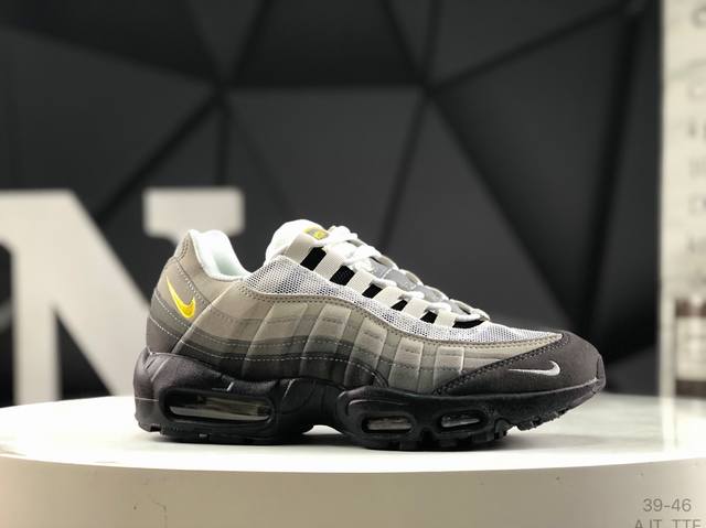 耐克 Nk Air Max 95 复古减震气垫跑鞋 Fd9775-001 经典重温 外单专供大厂出品 品质稳定 一百余色 终端操作 鞋款设计灵感源于人体构造 中