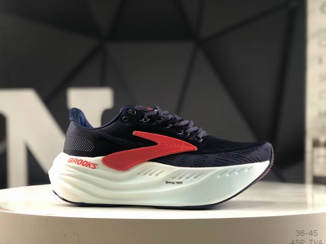 布鲁克斯 Brooks Glycerin Max 布鲁克斯 男子缓震马拉松慢跑鞋 4361B439 #广东超临界大底 原楦原纸板 客供原厂材料开发 极致一眼正品