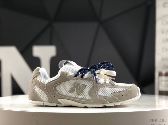 美拉德配色打造全新跨界合作，意大利奢侈品牌 缪缪Miumiu X Nb新百伦New Balance 530 Sl系列低帮经典复古休闲运动慢跑鞋 尺码：如图所示