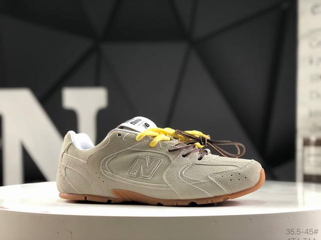美拉德配色打造全新跨界合作，意大利奢侈品牌 缪缪Miumiu X Nb新百伦New Balance 530 Sl系列低帮经典复古休闲运动慢跑鞋 尺码：如图所示