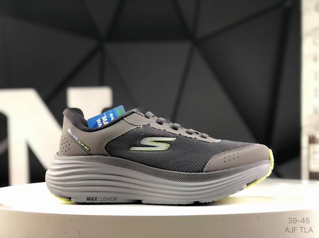 Skechers 斯凯奇 男女高透气回弹舒适缓震一脚蹬设计运动跑步鞋 尺码：如图所示 Ajf Tla