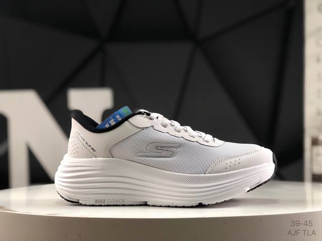 Skechers 斯凯奇 男女高透气回弹舒适缓震一脚蹬设计运动跑步鞋 尺码：如图所示 Ajf Tla