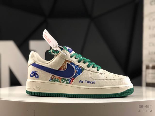 公司级带半码 耐克 Nike Air Force 1 '07 Low 空军一号 低帮 运动鞋 休闲鞋 折边针车 工艺难度大 原楦头原纸板 原装鞋盒 定制五金配件