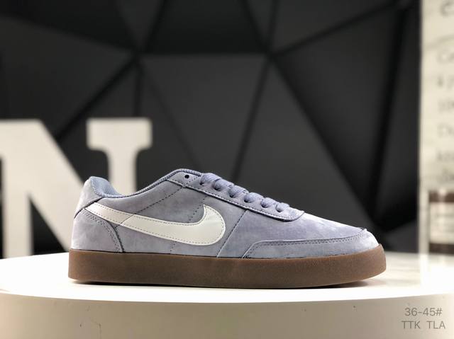 耐克 Nike Killshot 2 复古限定 耐克复古舒适防滑轻便低帮板鞋 此次品牌选用Nike旗下经典带款Nikekillshot 鞋款为蓝本，采用帆白色、