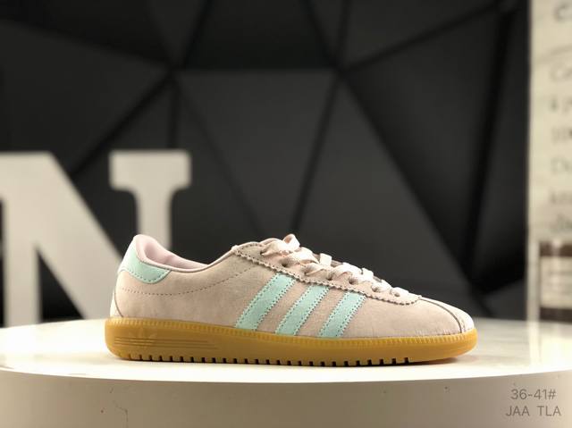 阿迪达斯 三叶草 Adidas Bermuda 猪巴革复古百搭休闲板鞋 尺码：如图所示 Jaa Tla