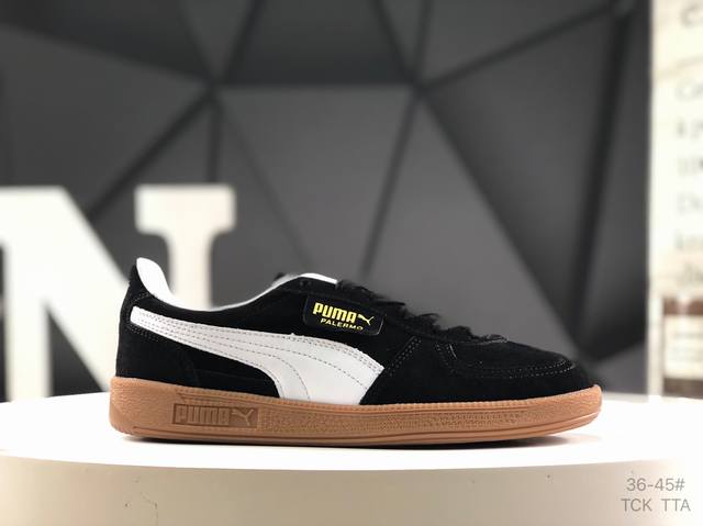 彪马 Puma Palermo Special 彪马 复古休闲板鞋 货号：396463-10 尺码：如图所示 Tck Tta