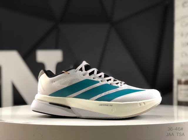 阿迪达斯 Adidas Adizero Boston 13 轻盈跑鞋 超轻发泡底 缓震透气跑步鞋 货号；Jr4791 尺码：36-46 半 Jaa Tsa