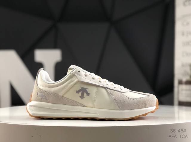 Descente 迪桑特 Chron系列男女同款Chron复古运动休闲鞋帆布鞋 货号:D5231Lsn15 尺码：如图所示 Afa Tca