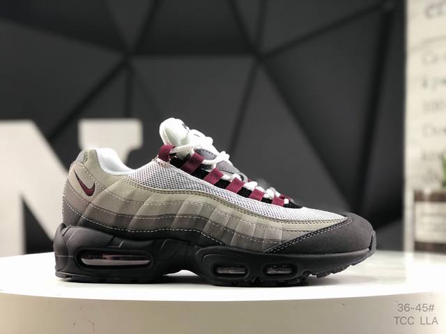 耐克 Nike Air Max 95 Og Neon 合成革 渐变 织物 防滑减震 低帮 货号：Dq9001 001 尺码：如图所示 Tcc Lla