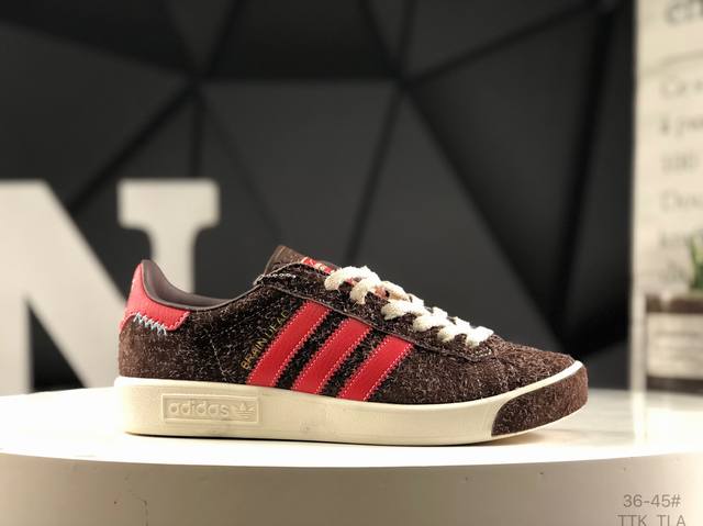阿迪达斯 Brain Dead X Adidas Originals Forest Hills Core 阿迪达斯 舒适时尚薄底 防滑耐磨 低帮 板鞋 货号：J