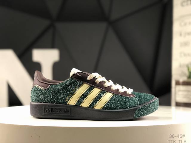 阿迪达斯 Brain Dead X Adidas Originals Forest Hills Core 阿迪达斯 舒适时尚薄底 防滑耐磨 低帮 板鞋 货号：J